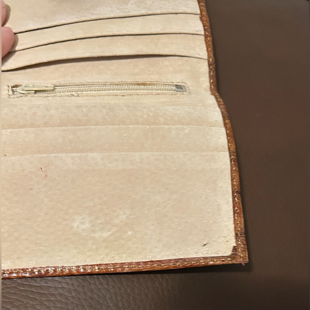 Brown Genuine Crocodile Leather Bifold Wallet - Picture 5 of 6
